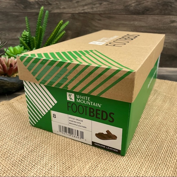 NIB White Mountain Gracie Footbed Thong Sandal - Picture 12 of 13